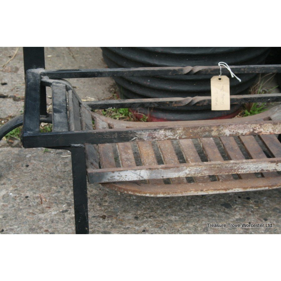 Heavy Wrought Iron Fire Basket